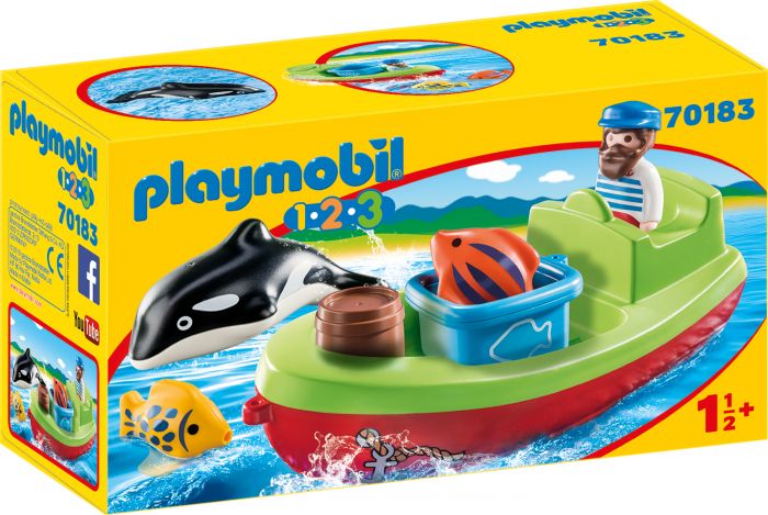 Trend S Center Online Shop Playmobil 1 2 3 Seemann Mit Fischerboot