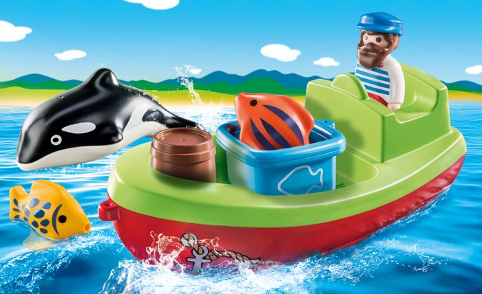 Trend S Center Online Shop Playmobil 1 2 3 Seemann Mit Fischerboot