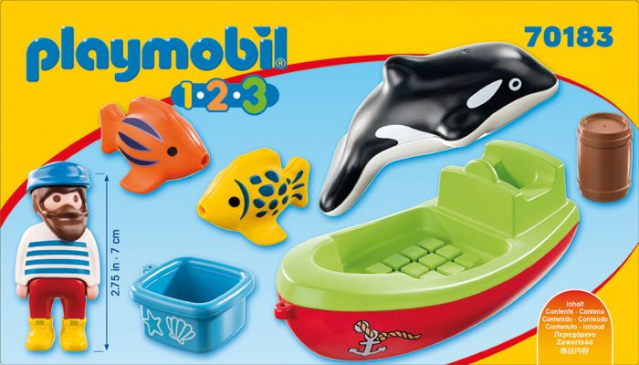 Trend S Center Online Shop Playmobil 1 2 3 Seemann Mit Fischerboot