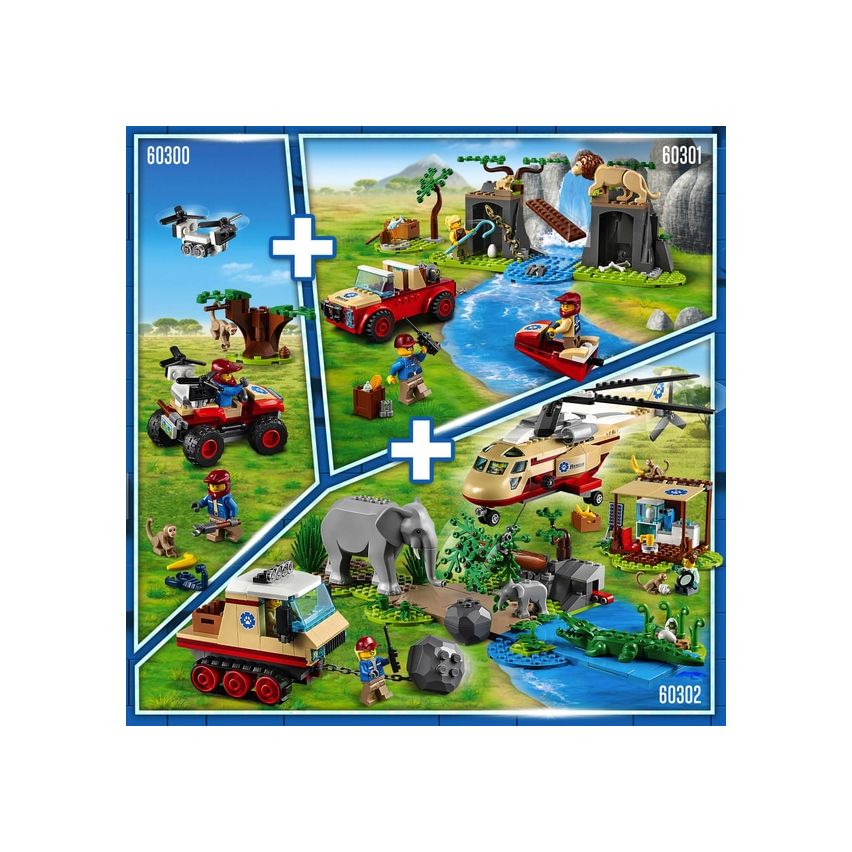 City Online-Shop Center 60301 Tierrettungs-Geländewagen Lego Wildlife Trend\'s