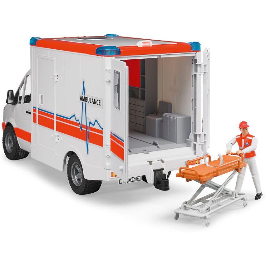 62710 Rettungswagen Krankenwagen Ambulanz Bruder 02536 Zubehör Bworld 