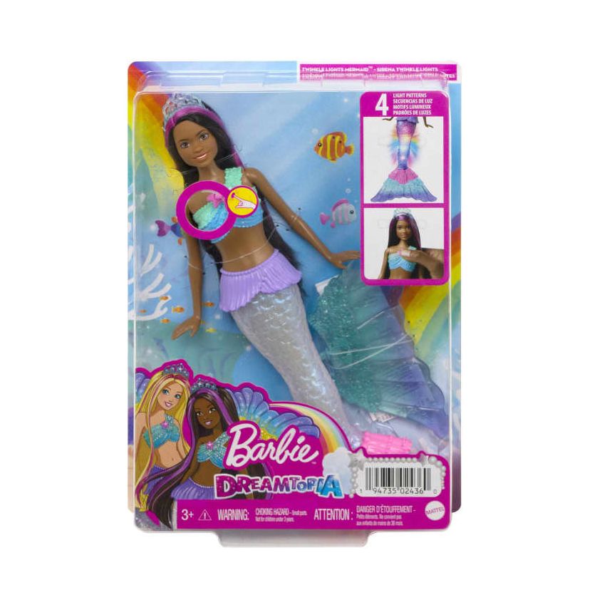 Trend\'s Center Online-Shop Mattel Meerjungfrau HDJ37 Brooklyn Barbie Zauberlicht