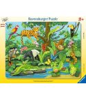 Ravensburger Rahmenpuzzle 11tlg. Tiere im Regenwald 05140