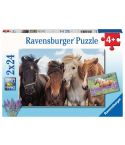 Ravensburger Kinderpuzzle 2x24tlg. Pferdeliebe