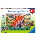 Ravensburger Kinderpuzzle 2x24tlg. Wilde Urzeittiere
