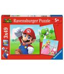 Ravensburger Kinderpuzzle 3x49tlg. Super Mario