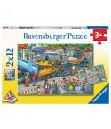 Ravensburger Kinderpuzzle 2x12tlg. Straßenbaustelle