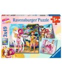 Ravensburger Kinderpuzzle 3x49tlg. Mia and Me Land der Elfen