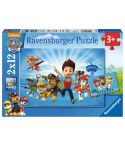 Ravensburger Kinderpuzzle 2x12tlg. Ryder und die Paw Patrol