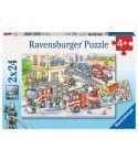 Ravensburger Kinderpuzzle 2x24tlg. Helden im Einsatz