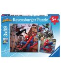 Ravensburger Kinderpuzzle 3x49tlg. Spider-Man beschützt