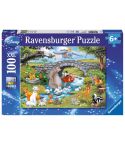 Ravensburger Kinderpuzzle 100tlg. XXL Animal Friends Family