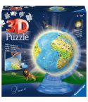Ravensburger 3D Puzzle 180tlg. Kinderglobus mit Licht 11274 