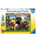 Ravensburger Kinderpuzzle 100tlg. XXL Hunde Picknick