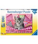 Ravensburger Kinderpuzzle 100tlg. XXL Niedliches Kätzchen