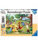 Ravensburger Kinderpuzzle 100tlg. XXL Winnie - Die Rettung