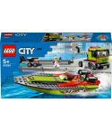 Lego City Great Vehicle Rennboot-Transporter 60254