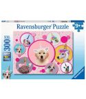 Ravensburger Kinderpuzzle 300tlg. XXL Knuffige Einhorn-Hunde