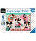 Ravensburger Kinderpuzzle 150tlg.XXL Traumpaar Mickey&Minnie