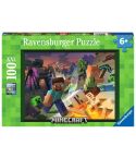 Ravensburger Kinderpuzzle 100tlg. XXL Minecraft Monster