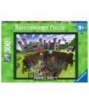 Ravensburger Kinderpuzzle 300tlg. Minecraft Cutaway 13334