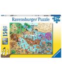 Ravensburger Kinderpuzzle 150tlg. XXL Die Piratenbucht