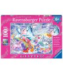 Ravensburger Kinderpuzzle 100tlg. XXL Die schönsten Einhörne