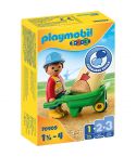 Playmobil Bauarbeiter mit Schubkarre 70409