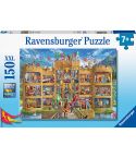 Ravensburger Kinderpuzzle 150tlg. XXL Blick in die Ritterbur