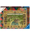 Ravensurger Puzzle 1500tlg. Hogwarts Karte