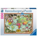 Ravensburger Puzzle 1000tlg. Mit dem Fahrrad um die Welt