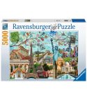 Ravensburger Puzzle 5000tlg. Big City Collage 17118   