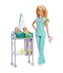 Mattel Barbie Kinderärztin Puppe und Spielset GKH23