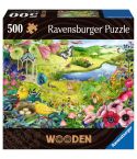 Ravensburger Puzzle 500tlg. Holz - Wilder Garten