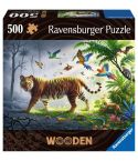 Ravensburger Puzzle 500tlg. Holz - Tiger im Dschungel