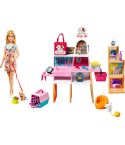 Barbie Haustiersalon Spielset und Puppe GRG90