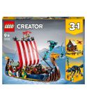 Lego Creator Wikingerschiff mit Midgardschlange 31132