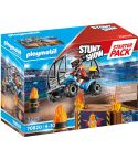 Playmobil Starter Pack Stuntshow Quad mit Feuerrampe 70820