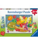 Ravensburger Kinderpuzzle 2x24tlg. Freche Früchte