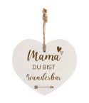 Vintage-Herz "Mama, du bist wunderbar"