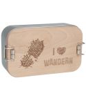 Lunchbox "I Love Wandern"
