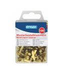 Stylex Musterklammern gold 100er Schachtel