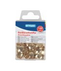 Stylex Reißbrettstifte gold, 100er Schachtel