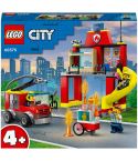 Lego City Fire Feuerwehrstation und Löschauto 60375