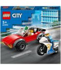 Lego City Police Verfolgungsjagd mit dem Polizeimotorrad