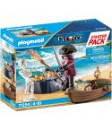 Playmobil Starter Pack Pirat mit Ruderboot 71254