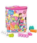 Mattel Mega Bloks Bausteinebeutel pink (80 Teile)