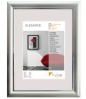 Bilderrahmen-Kunststoff Elegance 30x40cm Metallic-Silber