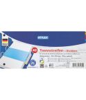 Stylex Trennstreifen 40 Stück farbig sortiert 190g/m²