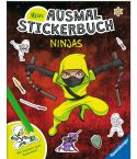 Ravensburger Mein Ausmalstickerbuch: Ninjas   